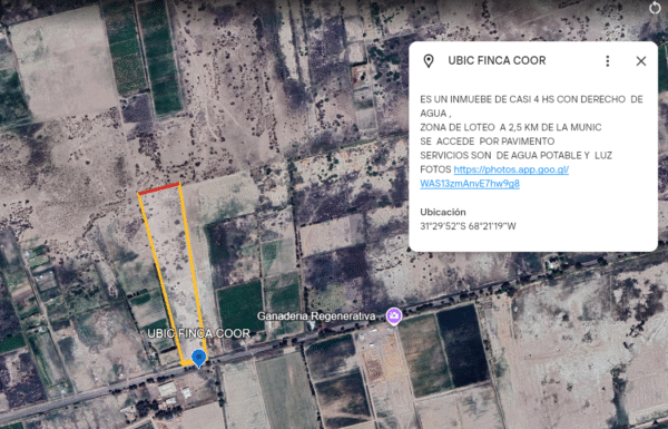 FINCA SAN MARTIN 4HAS CON AGUA